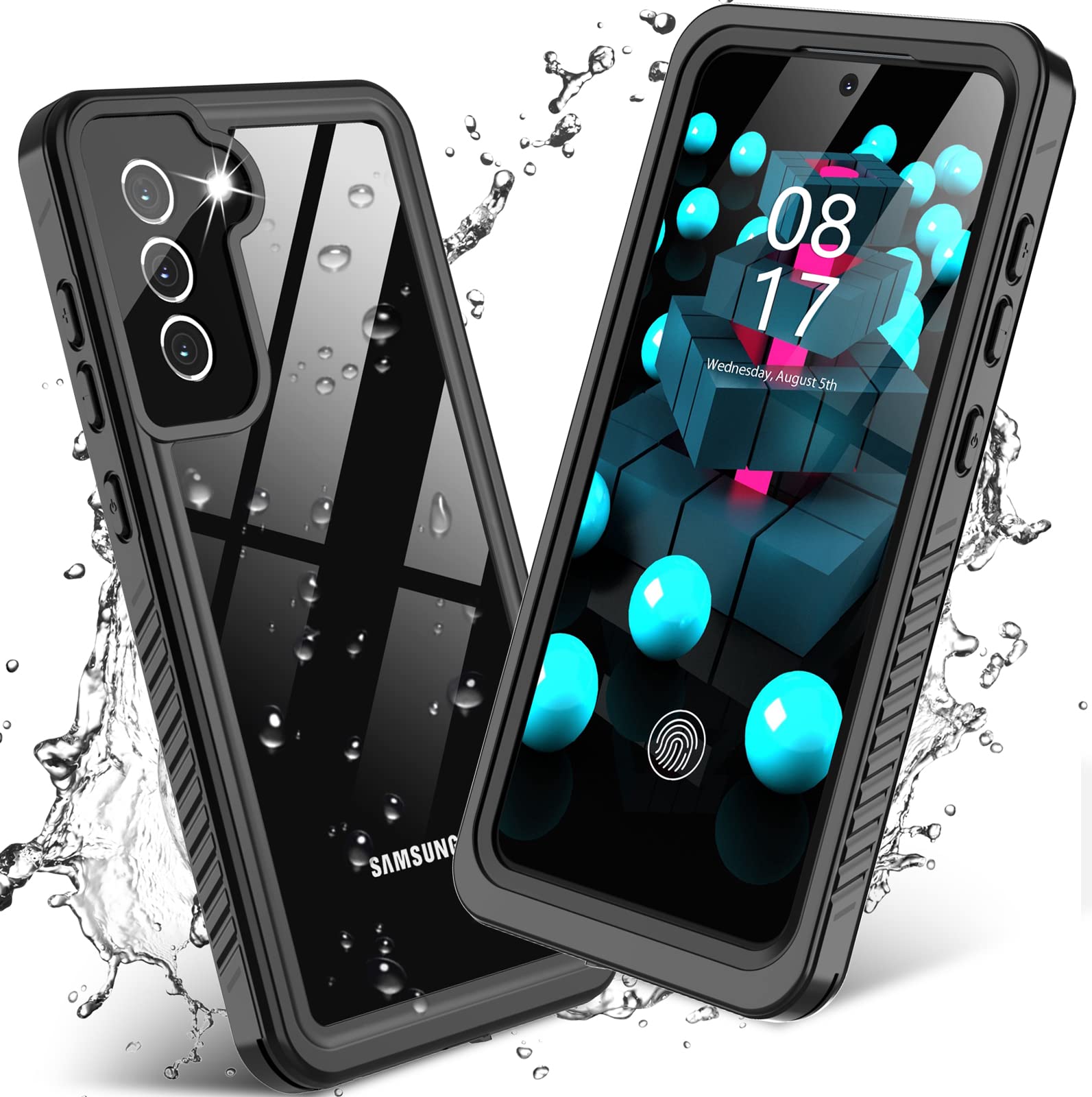 Nineasy For Samsung Galaxy S21 Fe Case Waterproof, 360